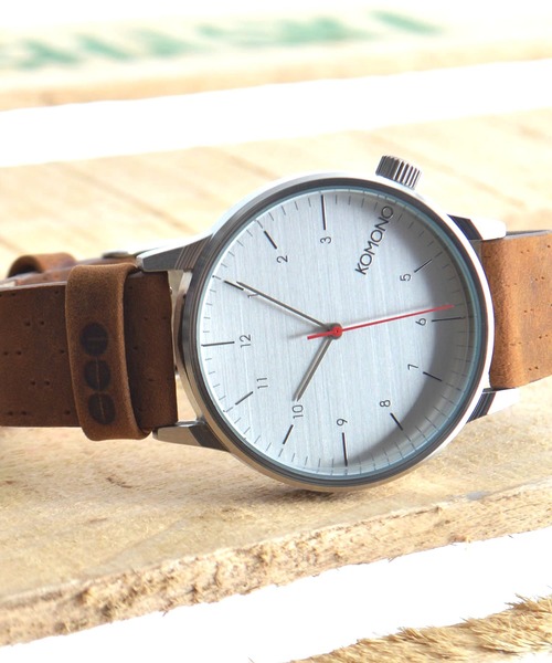 KOMONO.（コモノ）の「KOMONO/コモノ WINSTON ウィンストン（アナログ腕時計・メンズ・ブラウン/タン・FREE）」の14枚目の写真