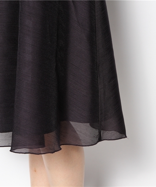 green label relaxing（グリーンレーベルリラクシング）の「GC ボイルシャンタンスカート（スカート・レディース・オフホワイト/ネイビー・フリー）」の9枚目の写真