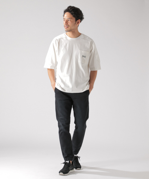 EVERLAST(スポーツ・ライフスタイル)（エバーラスト）の「【EVERLAST(エバーラスト)】フットボールS/S TEE（Tシャツ/カットソー・メンズ・ホワイト/ブラック/ベージュ・SMALL/MEDIUM/LARGE）」の14枚目の写真