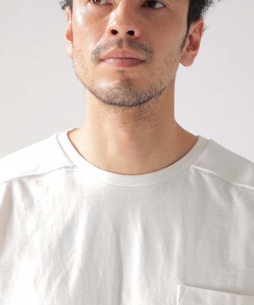 EVERLAST(スポーツ・ライフスタイル)（エバーラスト）の「【EVERLAST(エバーラスト)】フットボールS/S TEE（Tシャツ/カットソー・メンズ・ホワイト/ブラック/ベージュ・SMALL/MEDIUM/LARGE）」の15枚目の写真