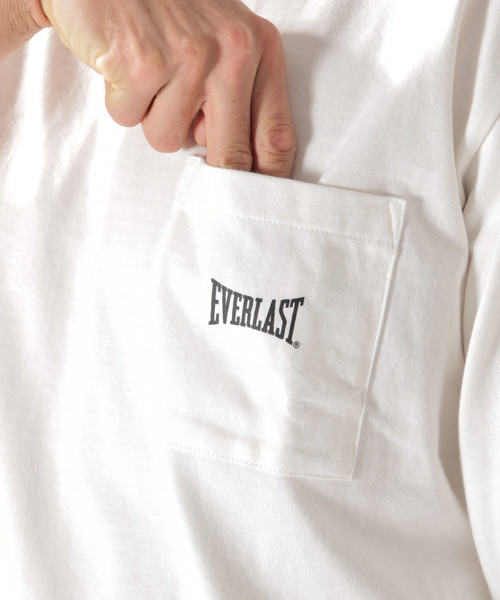 EVERLAST(スポーツ・ライフスタイル)（エバーラスト）の「【EVERLAST(エバーラスト)】フットボールS/S TEE（Tシャツ/カットソー・メンズ・ホワイト/ブラック/ベージュ・SMALL/MEDIUM/LARGE）」の13枚目の写真