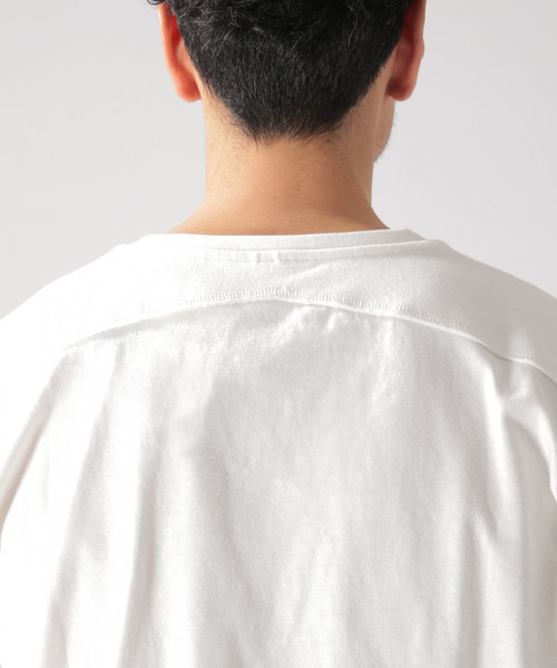 EVERLAST(スポーツ・ライフスタイル)（エバーラスト）の「【EVERLAST(エバーラスト)】フットボールS/S TEE（Tシャツ/カットソー・メンズ・ホワイト/ブラック/ベージュ・SMALL/MEDIUM/LARGE）」の18枚目の写真