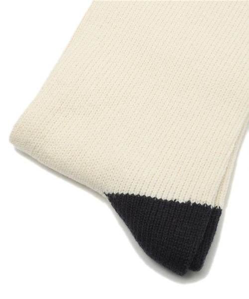 BEAMS（ビームス）の「DEMOCRATIQUE SOCKS / 2ストライプ ソックス（ソックス/靴下・メンズ・ホワイト/ホワイト系その他/その他1/その他2・ONE SIZE）」の6枚目の写真
