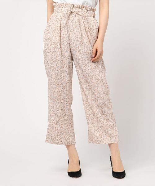 flower（フラワー）の「ジャーナルフラワーパンツ（その他パンツ・レディース・ベージュ/グリーン・FREE）」の6枚目の写真