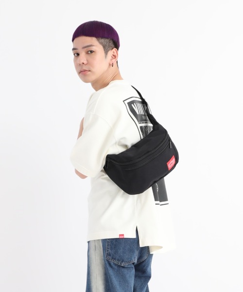Manhattan Portage（マンハッタンポーテージ）の「Alleycat Waist Bag Large（ボディバッグ/ウエストポーチ・メンズ・ブラック・SMALL）」の21枚目の写真