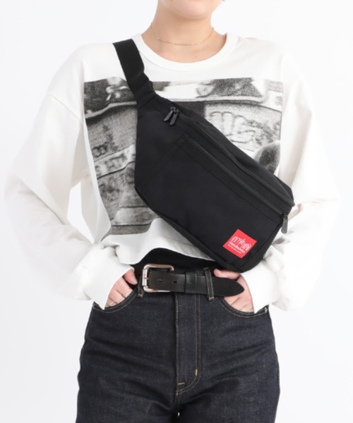 Manhattan Portage（マンハッタンポーテージ）の「Alleycat Waist Bag Large（ボディバッグ/ウエストポーチ・メンズ・ブラック・SMALL）」の15枚目の写真
