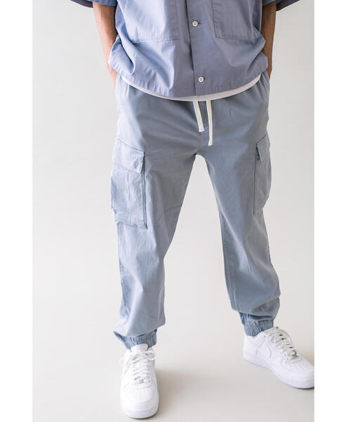MONKEY TIME（モンキータイム）の「＜monkey time＞ C/R SATIN ST CARGO JOGGER/カーゴジョガーパンツ（カーゴパンツ・メンズ・ライトブルー/ライトグレー/ダークブラウン/ブラック・MEDIUM/LARGE/SMALL/X-LARGE）」の5枚目の写真