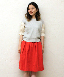 mystic | ハリ感タックギャザースカート(スカート)