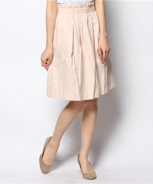 mystic(ミスティック)の「ハリ感タックギャザースカート(スカート・レディース・オフホワイト/ブラック/レッド/イエロー/ピンク・FREE/フリ-)」の5枚目の写真