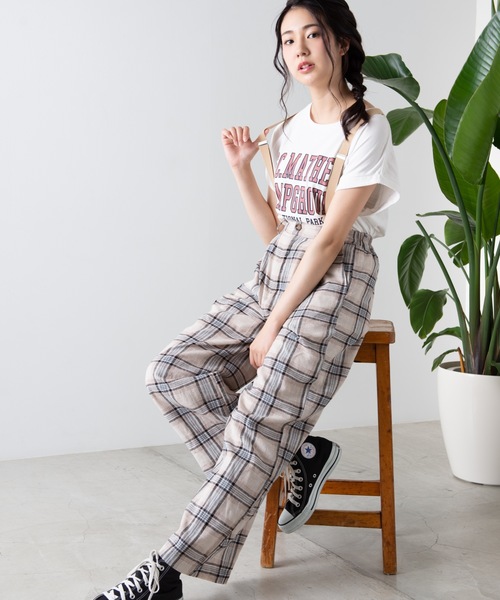 WEGO(ウィゴー)の「WEGO/ワイドサスペンダー(サスペンダー・レディース・ブラック/ベージュ/ブラウン/カーキ・FREE)」の9枚目の写真