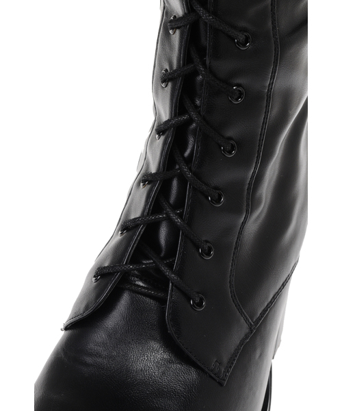 EGOIST（エゴイスト）の「ベルト付レースUPブーツ（ブーツ）」 - WEAR 