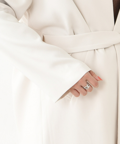 DouDou(ドゥドゥ)の「ノーカラーコート(その他アウター・レディース・ホワイト系その他/ベージュ/レッド系その他・FREE)」の19枚目の写真