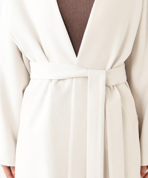 DouDou(ドゥドゥ)の「ノーカラーコート(その他アウター・レディース・ホワイト系その他/ベージュ/レッド系その他・FREE)」の21枚目の写真