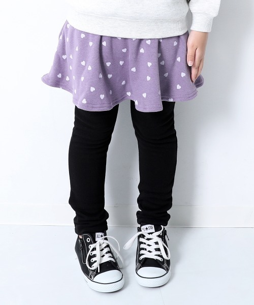 devirock（デビロック）の「プリント裏シャギースカッツ（スカート・キッズ・グレー系その他3/ブラウン系その他/ブラウン系その他2/ラベンダー/スモークピンク/ブルー系その他4/ベージュ/カモフラージュ/ブラック系その他/ヘザーチャコール/ブルー系その他/ブラック系その他2/グレー系その他2/グレー系その他/ブラック系その他4/ブラック系その他3・160cm/80ｃｍ/90cm/95cm/110cm/100cm/120cm/130cm/140cm/150cm）」の14枚目の写真