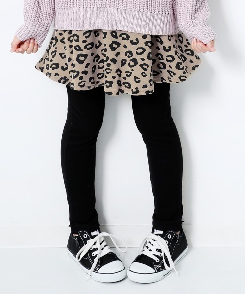 devirock（デビロック）の「プリント裏シャギースカッツ（スカート・キッズ・グレー系その他3/ブラウン系その他/ブラウン系その他2/ラベンダー/スモークピンク/ブルー系その他4/ベージュ/カモフラージュ/ブラック系その他/ヘザーチャコール/ブルー系その他/ブラック系その他2/グレー系その他2/グレー系その他/ブラック系その他4/ブラック系その他3・160cm/80ｃｍ/90cm/95cm/110cm/100cm/120cm/130cm/140cm/150cm）」の11枚目の写真