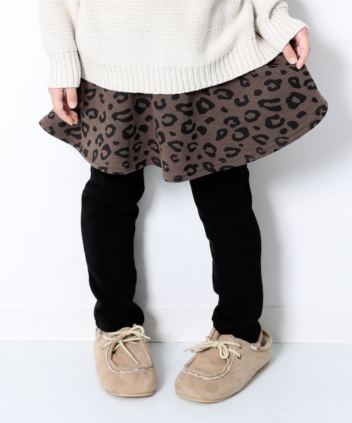 devirock（デビロック）の「プリント裏シャギースカッツ（スカート・キッズ・グレー系その他3/ブラウン系その他/ブラウン系その他2/ラベンダー/スモークピンク/ブルー系その他4/ベージュ/カモフラージュ/ブラック系その他/ヘザーチャコール/ブルー系その他/ブラック系その他2/グレー系その他2/グレー系その他/ブラック系その他4/ブラック系その他3・160cm/80ｃｍ/90cm/95cm/110cm/100cm/120cm/130cm/140cm/150cm）」の9枚目の写真