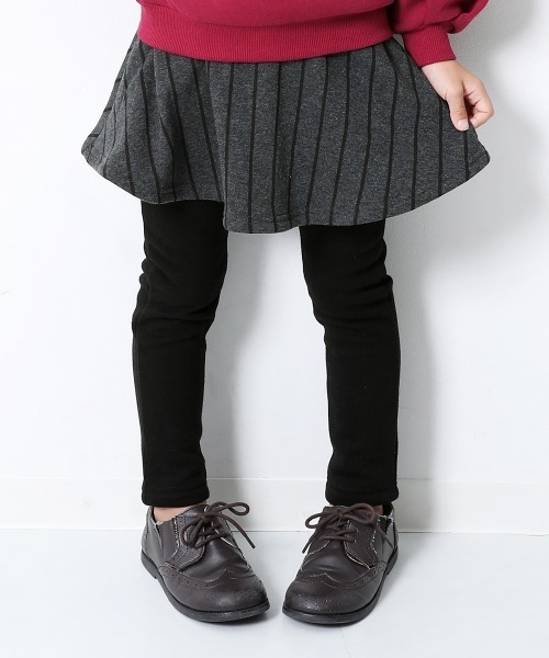 devirock（デビロック）の「プリント裏シャギースカッツ（スカート・キッズ・グレー系その他3/ブラウン系その他/ブラウン系その他2/ラベンダー/スモークピンク/ブルー系その他4/ベージュ/カモフラージュ/ブラック系その他/ヘザーチャコール/ブルー系その他/ブラック系その他2/グレー系その他2/グレー系その他/ブラック系その他4/ブラック系その他3・160cm/80ｃｍ/90cm/95cm/110cm/100cm/120cm/130cm/140cm/150cm）」の6枚目の写真