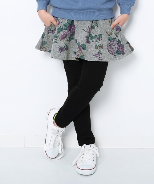 devirock（デビロック）の「プリント裏シャギースカッツ（スカート・キッズ・グレー系その他3/ブラウン系その他/ブラウン系その他2/ラベンダー/スモークピンク/ブルー系その他4/ベージュ/カモフラージュ/ブラック系その他/ヘザーチャコール/ブルー系その他/ブラック系その他2/グレー系その他2/グレー系その他/ブラック系その他4/ブラック系その他3・160cm/80ｃｍ/90cm/95cm/110cm/100cm/120cm/130cm/140cm/150cm）」の8枚目の写真