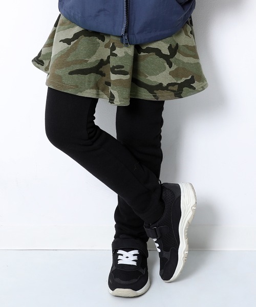 devirock（デビロック）の「プリント裏シャギースカッツ（スカート・キッズ・グレー系その他3/ブラウン系その他/ブラウン系その他2/ラベンダー/スモークピンク/ブルー系その他4/ベージュ/カモフラージュ/ブラック系その他/ヘザーチャコール/ブルー系その他/ブラック系その他2/グレー系その他2/グレー系その他/ブラック系その他4/ブラック系その他3・160cm/80ｃｍ/90cm/95cm/110cm/100cm/120cm/130cm/140cm/150cm）」の16枚目の写真