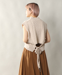 notch. | バックリボンニットベスト(ベスト)