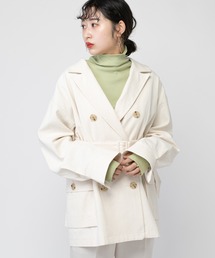 mystic | Ｗテーラーサファリジャケット(テーラードジャケット)