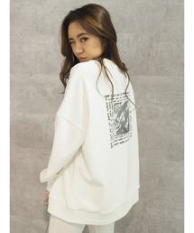 EVRIS | ZIP HEMルーズスウェットPO(Tシャツ/カットソー)