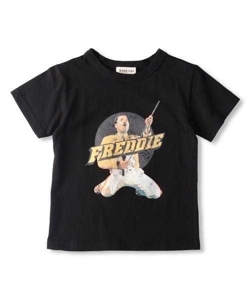 RADCHAP（ラッドチャップ）の「【QUEEN/クイーン】コラボフレディ半袖Tシャツ（Tシャツ/カットソー・キッズ・レッド/ブラック・150cm/90cm/130cm/140cm/100cm/110cm/120cm）」の2枚目の写真