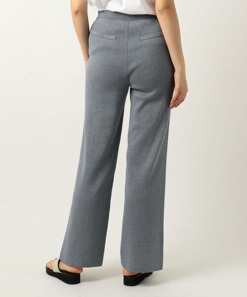 NINE(ナイン)の「センタースリットニットパンツ(その他パンツ・レディース・ダークブラウン/サックスブルー/ゴールド・1/0)」の12枚目の写真