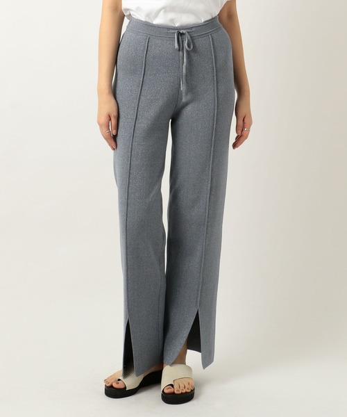 NINE(ナイン)の「センタースリットニットパンツ(その他パンツ・レディース・ダークブラウン/サックスブルー/ゴールド・1/0)」の15枚目の写真