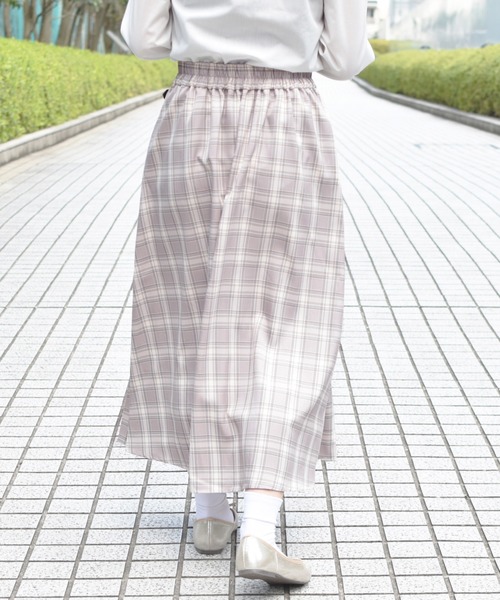 PairPair（ペアペア）の「チェックキルトスカート（スカート・レディース・ブラック/ベージュ/ピンクベージュ・FREE）」の11枚目の写真