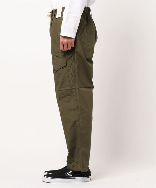BACK NUMBER（バックナンバー）の「【BACK NUMBER】リネンオーバーパンツ（カーゴパンツ・メンズ・ネイビー/オリーブ・M/XL/L/S）」の3枚目の写真