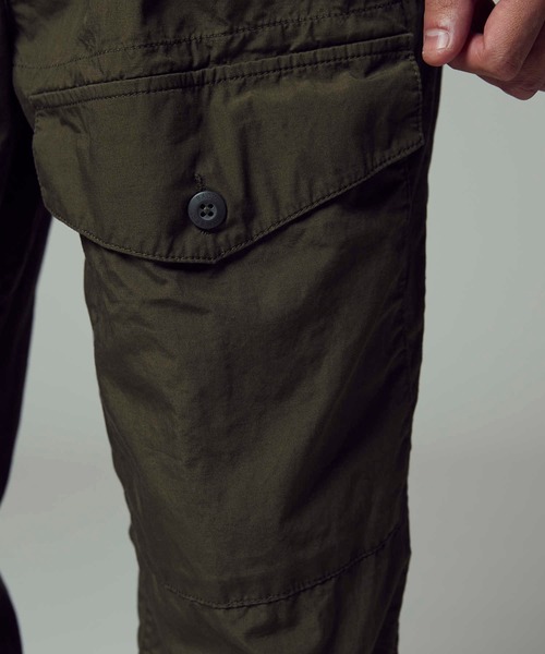 BACK NUMBER（バックナンバー）の「【BACK NUMBER】リネンオーバーパンツ（カーゴパンツ・メンズ・ネイビー/オリーブ・M/XL/L/S）」の12枚目の写真