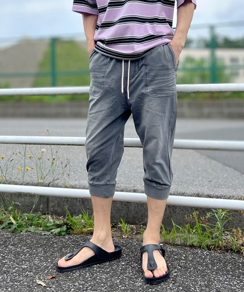 110zデニムペインター風クロップドパンツ ダイスウィーブペインターパンツ | ボトムズ,ワークパンツ