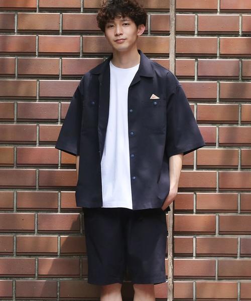 KELTY(ケルティ)の「【WEB限定】KELTY(ケルティ)別注サマーセットアップ(オープンカラーシャツ+ショーツセット)#(シャツ/ブラウス・メンズ・ブラック/オリーブ/ネイビー・MEDIUM/X-LARGE/LARGE)」の3枚目の写真