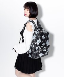 TRAVAS TOKYO トラバストーキョー 総柄 くまプリント リュック TRAVAS TOKYO【トラヴァストーキョー】クマ総柄PUレザー