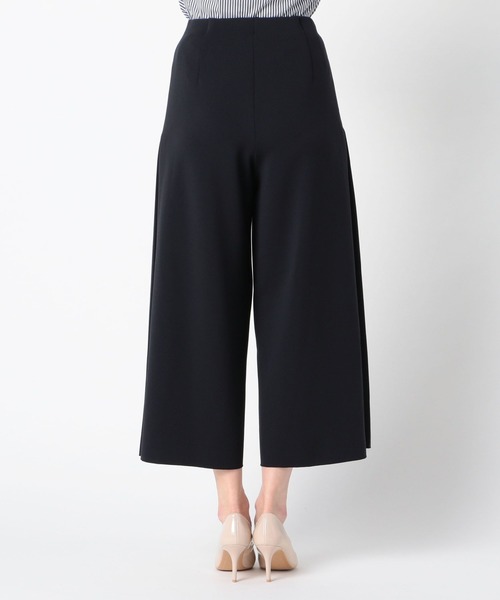 NARACAMICIE(ナラカミーチェ)の「サイドプリーツワイドパンツ(その他パンツ・レディース・ブラック/ブラック系その他/ネイビー/ベージュ・MEDIUM)」の5枚目の写真