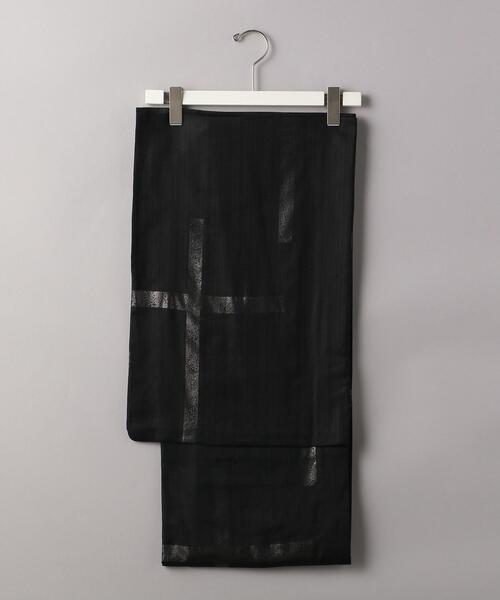 誉田屋源兵衛（コンダヤゲンベイ）の「＜十代目山口源兵衛＞ﾕｶﾀ ﾔﾌﾞﾚｺｳｼ ﾊｸ（浴衣・メンズ・ブラック/シルバー・LARGE/MEDIUM）」の11枚目の写真