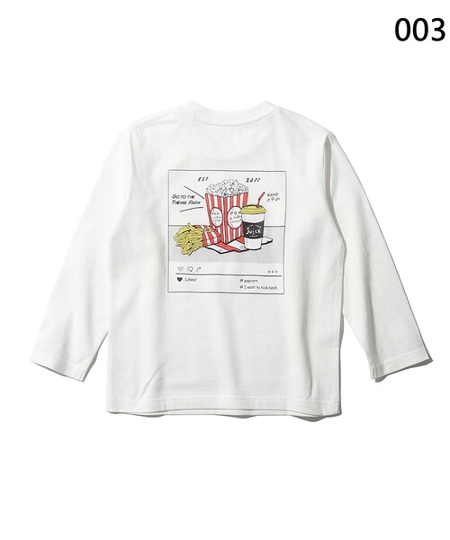 グラフィックプリントロングTシャツ（Tシャツ/カットソー）｜THE 