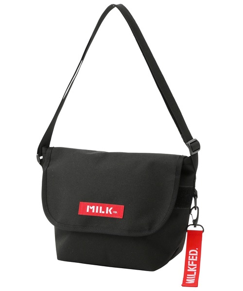 MILKFED.（ミルクフェド）の「MESSENGER BAG MINI 2（メッセンジャーバッグ・レディース・ピンク/ブラック/レッド・ONE SIZE）」の15枚目の写真