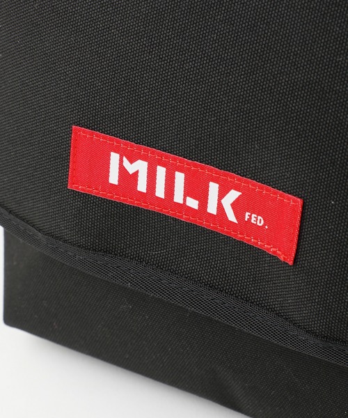 MILKFED.（ミルクフェド）の「MESSENGER BAG MINI 2（メッセンジャーバッグ・レディース・ピンク/ブラック/レッド・ONE SIZE）」の11枚目の写真