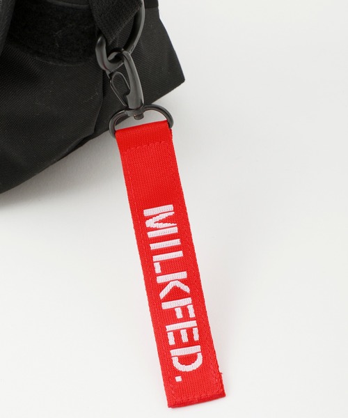 MILKFED.（ミルクフェド）の「MESSENGER BAG MINI 2（メッセンジャーバッグ・レディース・ピンク/ブラック/レッド・ONE SIZE）」の20枚目の写真