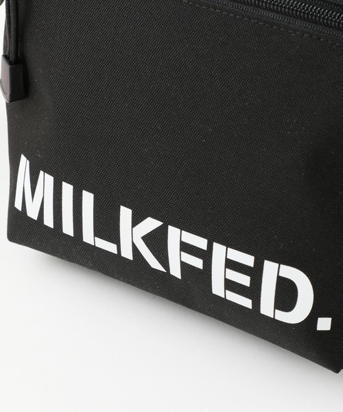 MILKFED.（ミルクフェド）の「MESSENGER BAG MINI 2（メッセンジャーバッグ・レディース・ピンク/ブラック/レッド・ONE SIZE）」の9枚目の写真