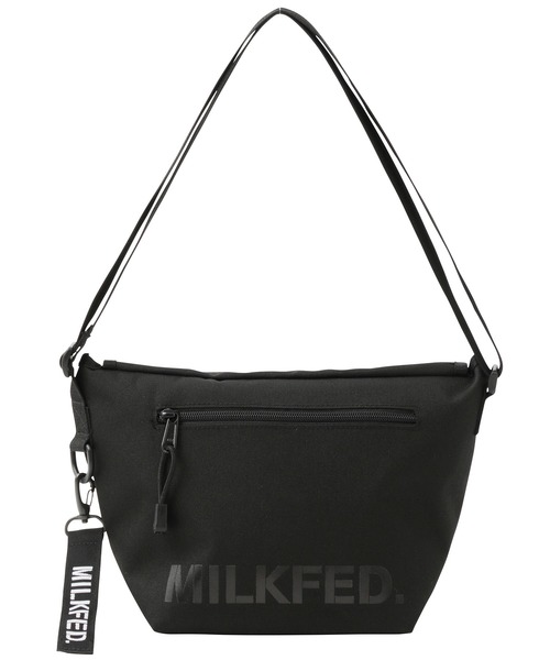 MILKFED.（ミルクフェド）の「MESSENGER BAG MINI 2（メッセンジャーバッグ・レディース・ピンク/ブラック/レッド・ONE SIZE）」の12枚目の写真