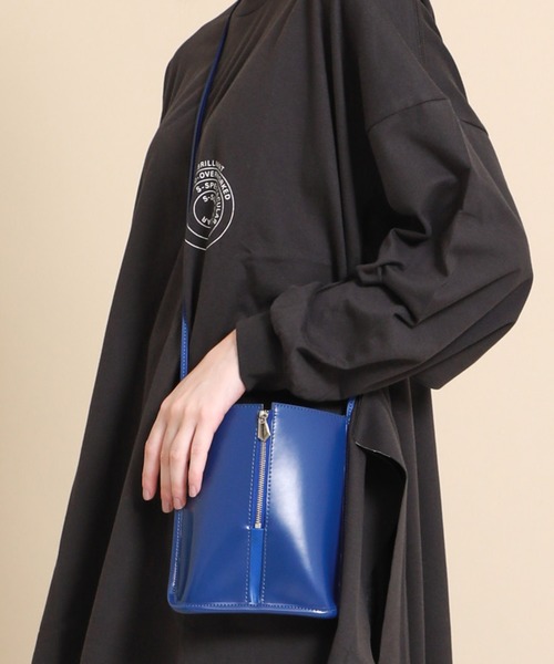 PIENI（ピエニ）の「【PIENI(ピエニ)】TASKU / SZB-33-5046（ショルダーバッグ・レディース・ブラック/グレー/サックスブルー・FREE）」の3枚目の写真