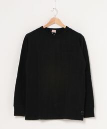 Healthknit（ヘルスニット）の「∴【 Healthknit / ヘルスニット 】マックスウェイトスラブクルーネック長袖ポケットTシャツ ポケT ロンT 7519 SIP･･（Tシャツ/カットソー・レディース）」