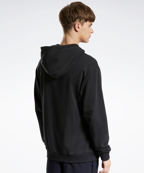 Reebok（リーボック）の「クラシックス バスケットボール フーディー / Classics Basketball Hoodie（パーカー・メンズ・ブラック/ホワイト・MEDIUM/XX-LARGE/SMALL/X-LARGE/XXX-LARGE/LARGE/X-SMALL）」の5枚目の写真