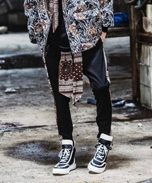 【NO ID.】Scarf String Sarrouel Skinny Pants / スカーフ ストリング サルエル スキニー パンツ