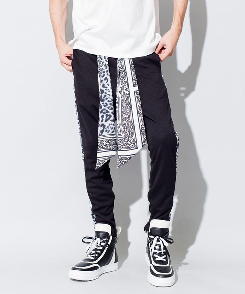 NO ID.(ノーアイディ)の「【NO ID.】Scarf String Sarrouel Skinny Pants / スカーフ ストリング サルエル スキニー パンツ(その他パンツ・メンズ・その他12/その他11/その他4/ブラック・1/2/3)」の12枚目の写真