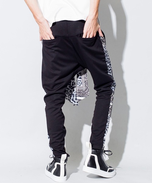 NO ID.(ノーアイディ)の「【NO ID.】Scarf String Sarrouel Skinny Pants / スカーフ ストリング サルエル スキニー パンツ(その他パンツ・メンズ・その他12/その他11/その他4/ブラック・1/2/3)」の20枚目の写真