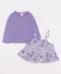 BABYDOLL（ベビードール）の「ディズニー プリンセスキャミ付きロンT 4896K (ボトム別売)（Tシャツ/カットソー・キッズ）」